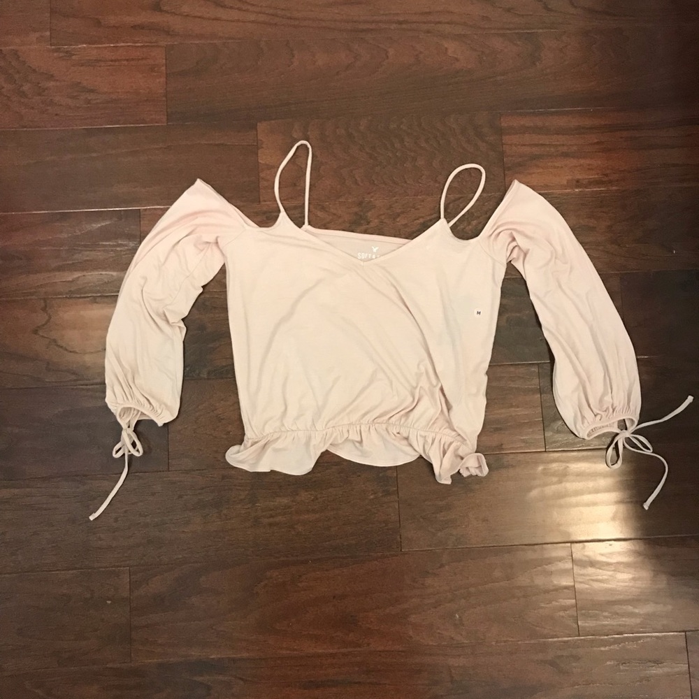 American Eagle Cold Shoulder Shirt